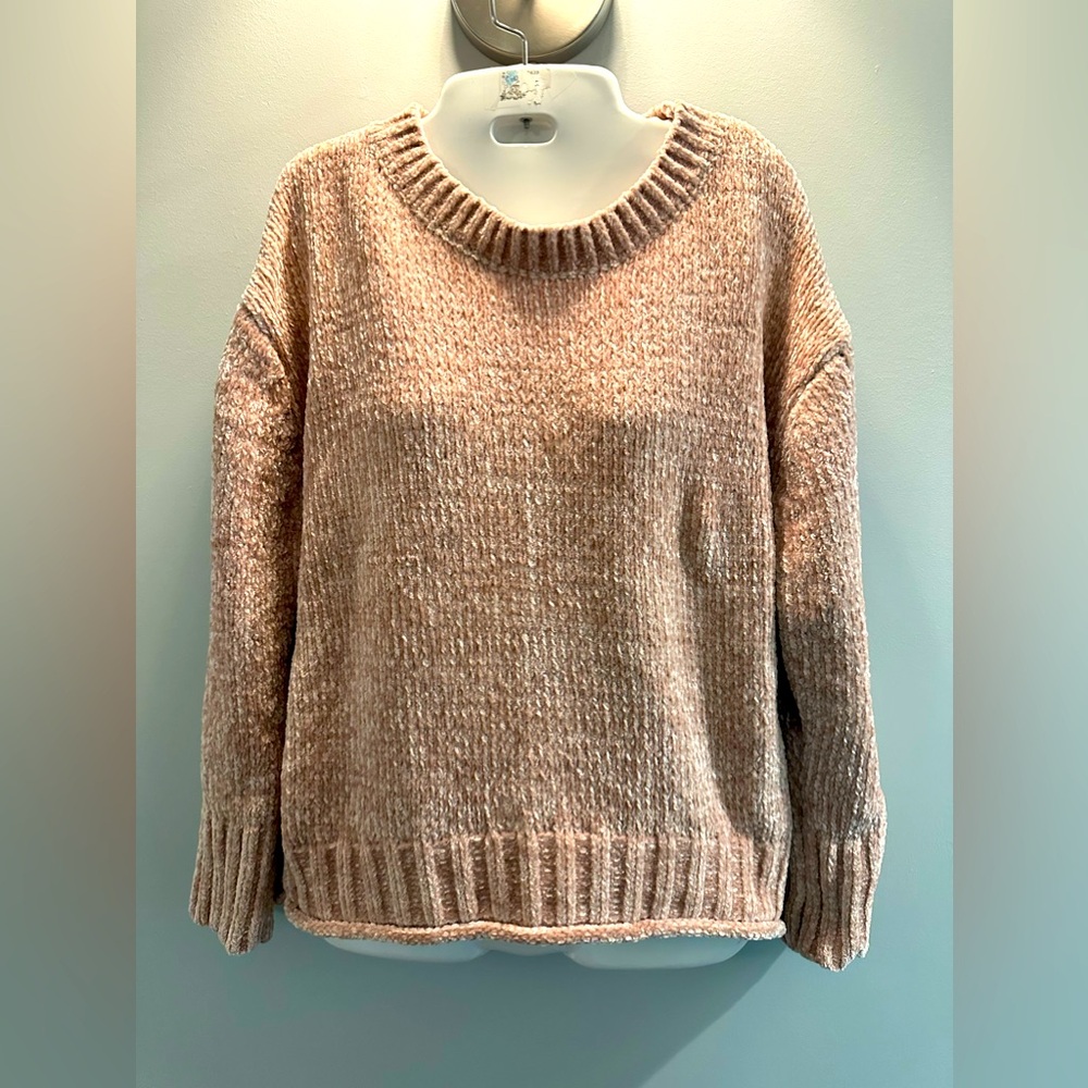 Cynthia Rowley Mauve Chunky Buttery Soft Sweater  Size Medium